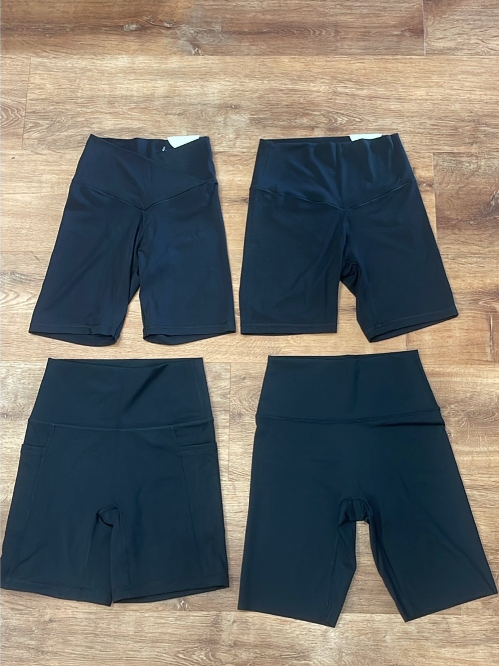 Aerie Black High-Rise Bike Shorts — Pack of Four
